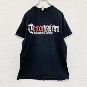 헌 옷 used Terrorisphere 테러리스 페어 반소매 프린트 T셔츠 밴드 T 블랙 흑