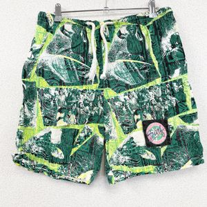 Used Tropic Club Tropic Club half pants/shorts all-over pattern green