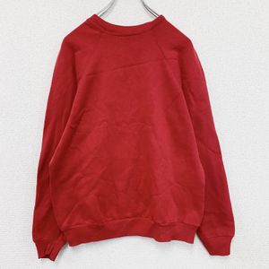 Used 90s TULTEX raglan sleeve vintage red sweatshirt , RED M