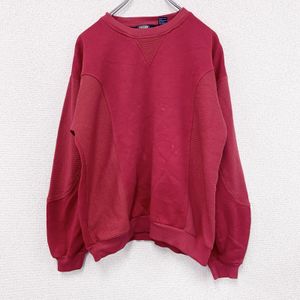 Vintage 90s KNIGHT SB RIDGE sweatshirt/sweatshirt in RED with contrasting design.