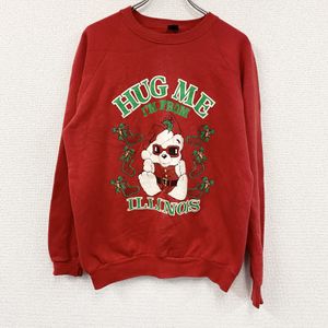 Used 80s SCREEN STARS sweatshirt/sweatshirt, raglan sleeves, vintage red , size XL