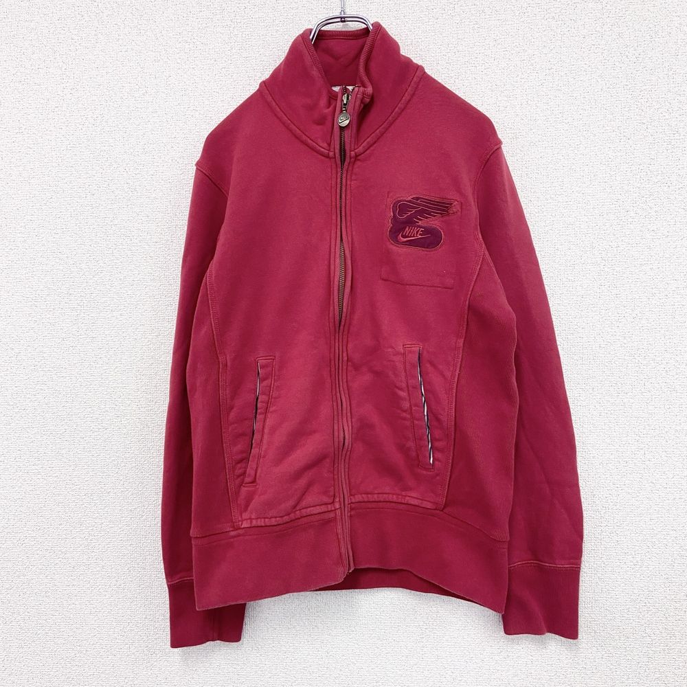 Used Nike Suffet Track Jacket/Jersey with Swoosh logo and red RED ...