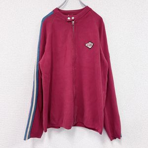 Used Levi's Track Jacket/Jersey with Chin Strap, Red , Size L