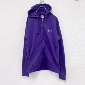 Used 2000s Russell Athletic sweatshirt/hoodie, vintage purple, size M
