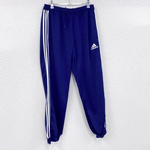 Used adidas track pants/jersey, blue