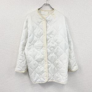 Used H Ash Quilted Padded Jacket, White, One Size Fits All