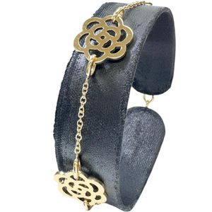 CHANEL/샤넬 카멜리아 컬렉션 팔찌 K18 골드 7.0g 17.5cm 레이디스 【중고】