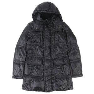 Excellent condition MONCLER BAHR GIUBBOTTO hooded lightweight down jacket, black, size 0, authentic Japanese domestic product, men's, made in Bulgaria