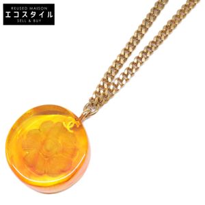 샤넬 【미품】98A 코코마크 호박조 카멜리아 디자인