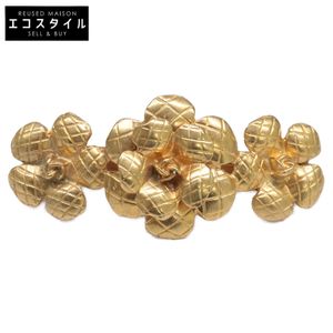 샤넬 【미품】98A 마트라세 카멜리아 모티프 발레타/