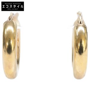 Bottega Veneta [Excellent Condition] Ag925 Argento Oro Giallo Essential Hoop