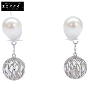 Take-Up [Excellent Condition] K10/14 Pannier with Akoya Pearls and a Flower Basket