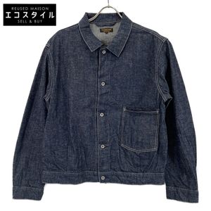 Avontage Navy Cotton Denim Jacket, Size M