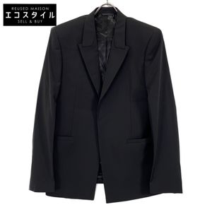 Givenchy BL300313UW Black Tailored Jacket, Size 44