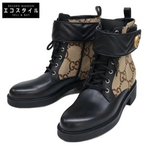 Gucci 678984 帆布 GG Moment 短靴,41 碼