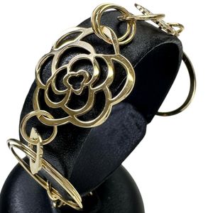 CHANEL/샤넬 팔찌 카멜리아 컬렉션 K18 골드 15.5g 16cm 레이디스 【중고】