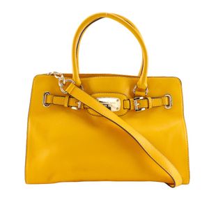 마이클 코스 Michael Kors 2WAY 숄더 핸드백 가죽 노랑 어깨걸이, 핸드백,2way,A4 마그넷 타입 2WAYShoulder 레이디스