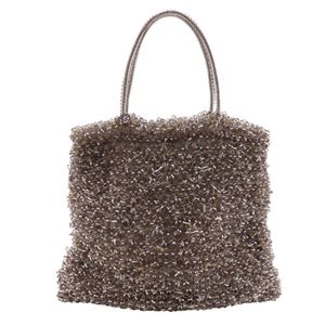 안테프리마 ANTEPRIMA 핸드백 와이어 코드 실버 핸드백, A5 오픈 레이디스【중고】