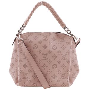 루이비통 LOUIS VUITTON 바빌론 체인BB 숄더백 2WAY M51219 모노그램 마히나 목련 2018년 핑크 AH0168 비스듬히 걸어, 어깨걸이, A5 패스너 Babylon ChainBB 레이디스【중고】