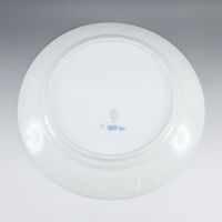 로얄 코펜하겐 Royal Copenhagen 블루 프루티드 하프 레스 식기 27.5 cm Plate Blue fluted half lace _【중고】