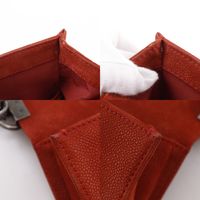 二手香奈兒Boy 日本 Chanel 香奈兒 25單肩包，鏈條單肩包，魚子醬紋皮革，紅色，斜挎包，翻蓋款，女士