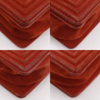 二手香奈兒Boy 日本 Chanel 香奈兒 25單肩包，鏈條單肩包，魚子醬紋皮革，紅色，斜挎包，翻蓋款，女士