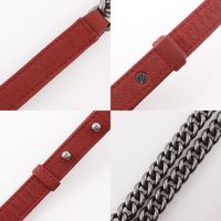 二手香奈兒Boy 日本 Chanel 香奈兒 25單肩包，鏈條單肩包，魚子醬紋皮革，紅色，斜挎包，翻蓋款，女士