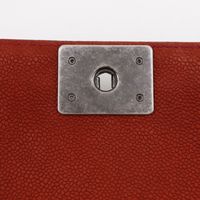 二手香奈兒Boy 日本 Chanel 香奈兒 25單肩包，鏈條單肩包，魚子醬紋皮革，紅色，斜挎包，翻蓋款，女士