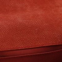 二手香奈兒Boy 日本 Chanel 香奈兒 25單肩包，鏈條單肩包，魚子醬紋皮革，紅色，斜挎包，翻蓋款，女士