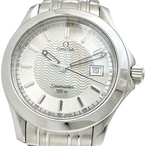 OMEGA/오메가 2511.30 시마스타 120 손목시계 스테인리스 스틸 쿼츠 실버 문자판/실버 벨트 레이디스[중고]
