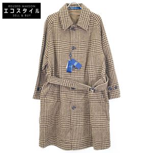 폴로 랄프 로렌 비지치 치도리 격자 벨트 코트 44R