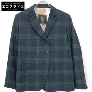 나이젤 케이본 그린 치크 FOX BROTHERS 패브릭 디브르브레스트 쟈켓트 8