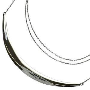 스마일 형 목걸이 Pt850 플래티넘/Pt900 플래티넘(top·분석 완료) 17.8 g 68 cm 레이디스[중고]