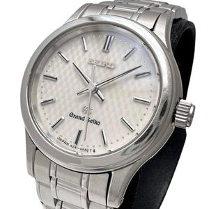 SEIKO/세이코 STGF027/4J51-0AA0 그랜드 세이코 손목시계 스테인리스 스틸 쿼츠 화이트 문자판 레이디스[중고]