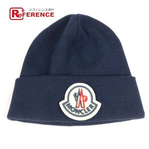 MONCLER橡膠貼片標誌大 BERRETTO TRICOT 針織帽