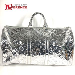 LOUIS VUITTON MB1016 Monogram Miroir Keepall 55 Boston Bag