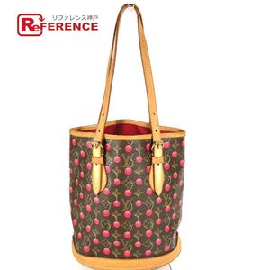 LOUIS VUITTON FL0015 モノグラムチェリー 村上隆 バケットPM バケット PM ショルダーバッグ