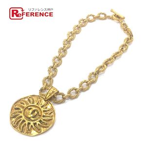 CHANEL 94A 코코 마크 태양 모티브 목걸이