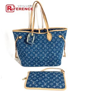 LOUIS VUITTON RFIC モノグラムデニム  ネヴァーフル MM  ネヴァーフルMM トートバッグ