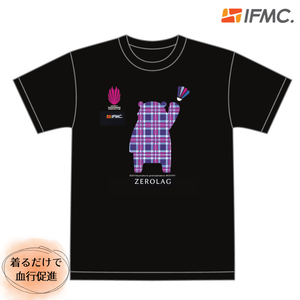 [ZEROLAG] Ifmic 处理的性能服格子T恤，熊本熊款