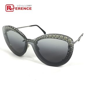 CHANEL 폭스 (폭시 모델) CC 코코 마크 가짜 진주 선글라스