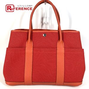 HERMES トートバッグ ガーデンパーティポケット 36 PM ハンドバッグ