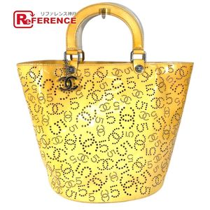 CHANEL 1060**** 매력 버킷 버킷 타입 펀칭 로고 CC 코코 마크 토트 백