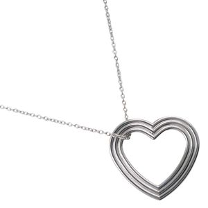 Tiffany & Co. 与 Menards 联名款心形项链，925 银，约 9.4 克，女士款 [二手]