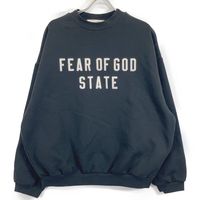 Fear of God Black Heavy Fleece Crew Neck Shirt, Size S