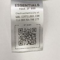 Fear of God Black Heavy Fleece Crew Neck Shirt, Size S