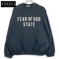 Fear of God Black Heavy Fleece Crew Neck Shirt, Size S