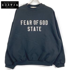 Fear of God Black Heavy Fleece Crew Neck Shirt, Size S