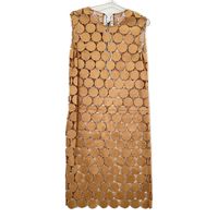 Marni Brown Circle Lace Dress, Size 42