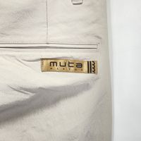 Muta [Muta Marine] MMJC444106 Light Gray Stretch Nylon Slacks, Size 4